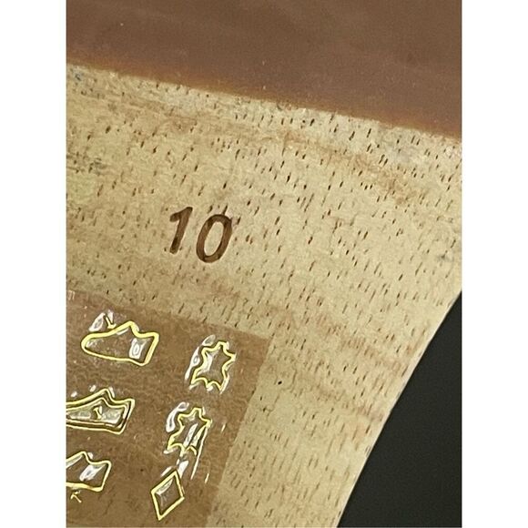 Madewell Kitlie Fringe Wood Heel Clogs Wedge Brown Size 10 - Picture 10 of 14